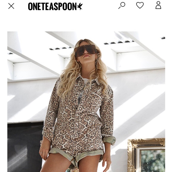 one teaspoon leopard jumpsuit